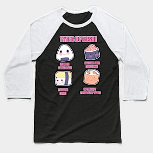 Kawaii Sushi Baseball T-Shirt